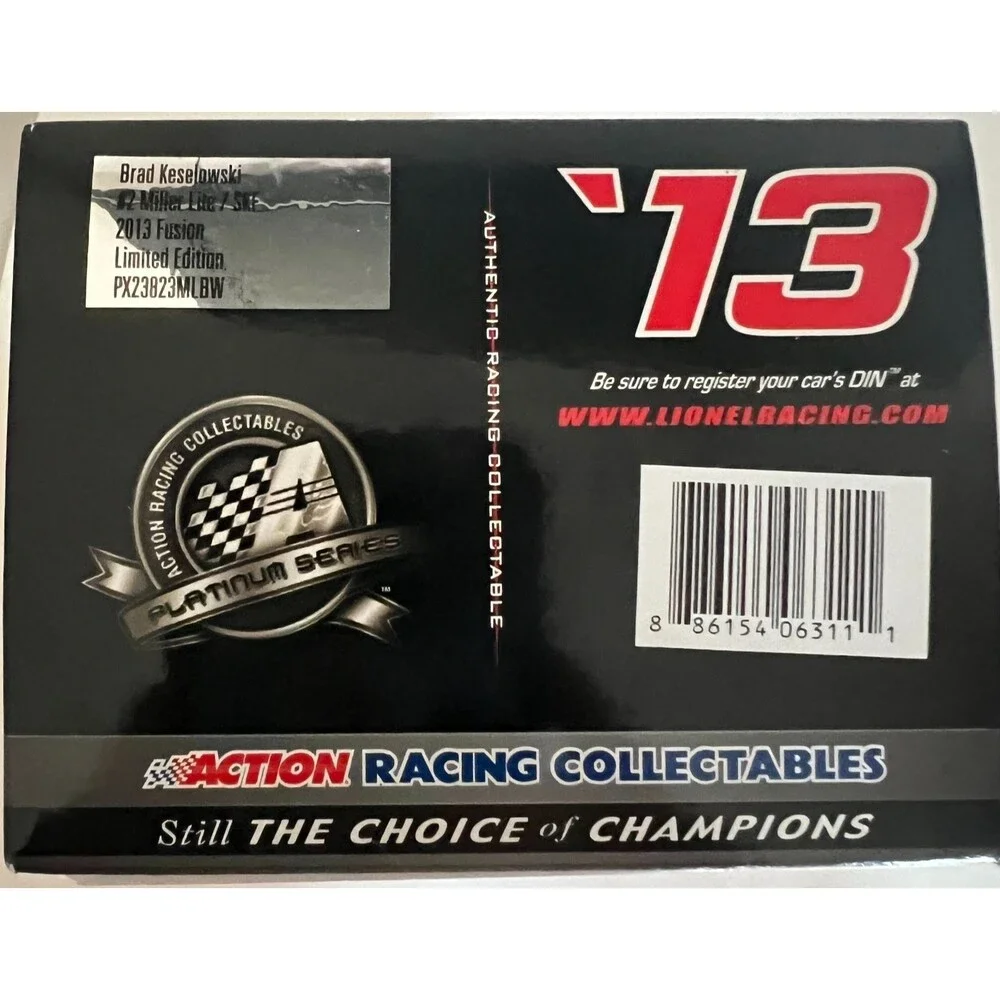 2013 Brad Keselowski Miller Lite SKF Nascar Promo Memory of Mike McGrath 1:24 LE